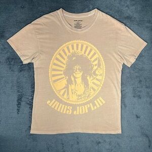 Janis Joplin Cream Graphic Tee, Vintage Rock / 70s Counterculture, Classic Music